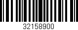 Código de barras (EAN, GTIN, SKU, ISBN): '32158900'