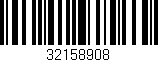 Código de barras (EAN, GTIN, SKU, ISBN): '32158908'