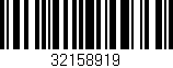 Código de barras (EAN, GTIN, SKU, ISBN): '32158919'