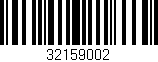 Código de barras (EAN, GTIN, SKU, ISBN): '32159002'