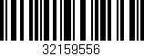 Código de barras (EAN, GTIN, SKU, ISBN): '32159556'
