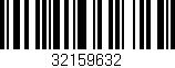 Código de barras (EAN, GTIN, SKU, ISBN): '32159632'