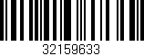 Código de barras (EAN, GTIN, SKU, ISBN): '32159633'