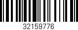 Código de barras (EAN, GTIN, SKU, ISBN): '32159776'