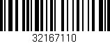 Código de barras (EAN, GTIN, SKU, ISBN): '32167110'