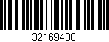 Código de barras (EAN, GTIN, SKU, ISBN): '32169430'