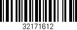 Código de barras (EAN, GTIN, SKU, ISBN): '32171612'