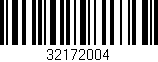 Código de barras (EAN, GTIN, SKU, ISBN): '32172004'