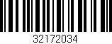 Código de barras (EAN, GTIN, SKU, ISBN): '32172034'