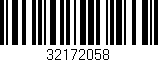 Código de barras (EAN, GTIN, SKU, ISBN): '32172058'