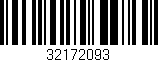 Código de barras (EAN, GTIN, SKU, ISBN): '32172093'