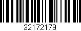 Código de barras (EAN, GTIN, SKU, ISBN): '32172179'