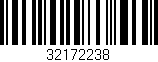 Código de barras (EAN, GTIN, SKU, ISBN): '32172238'