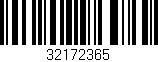 Código de barras (EAN, GTIN, SKU, ISBN): '32172365'