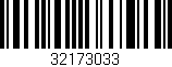 Código de barras (EAN, GTIN, SKU, ISBN): '32173033'