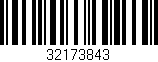 Código de barras (EAN, GTIN, SKU, ISBN): '32173843'