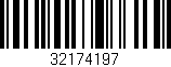 Código de barras (EAN, GTIN, SKU, ISBN): '32174197'