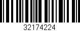 Código de barras (EAN, GTIN, SKU, ISBN): '32174224'