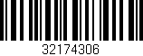 Código de barras (EAN, GTIN, SKU, ISBN): '32174306'