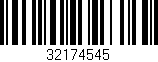 Código de barras (EAN, GTIN, SKU, ISBN): '32174545'
