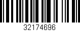 Código de barras (EAN, GTIN, SKU, ISBN): '32174696'