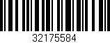 Código de barras (EAN, GTIN, SKU, ISBN): '32175584'
