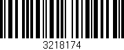 Código de barras (EAN, GTIN, SKU, ISBN): '3218174'