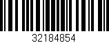 Código de barras (EAN, GTIN, SKU, ISBN): '32184854'