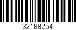 Código de barras (EAN, GTIN, SKU, ISBN): '32188254'