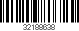 Código de barras (EAN, GTIN, SKU, ISBN): '32188638'