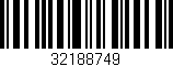 Código de barras (EAN, GTIN, SKU, ISBN): '32188749'