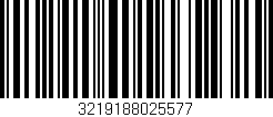 Código de barras (EAN, GTIN, SKU, ISBN): '3219188025577'