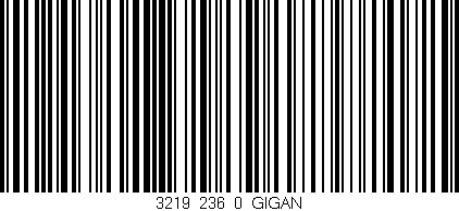 Código de barras (EAN, GTIN, SKU, ISBN): '3219_236_0_GIGAN'