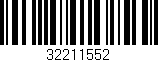 Código de barras (EAN, GTIN, SKU, ISBN): '32211552'