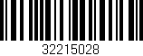 Código de barras (EAN, GTIN, SKU, ISBN): '32215028'