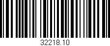 Código de barras (EAN, GTIN, SKU, ISBN): '32218.10'