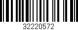 Código de barras (EAN, GTIN, SKU, ISBN): '32220572'