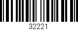 Código de barras (EAN, GTIN, SKU, ISBN): '32221'