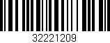 Código de barras (EAN, GTIN, SKU, ISBN): '32221209'