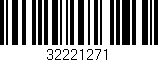 Código de barras (EAN, GTIN, SKU, ISBN): '32221271'