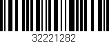 Código de barras (EAN, GTIN, SKU, ISBN): '32221282'