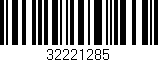 Código de barras (EAN, GTIN, SKU, ISBN): '32221285'