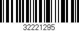Código de barras (EAN, GTIN, SKU, ISBN): '32221295'