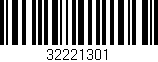 Código de barras (EAN, GTIN, SKU, ISBN): '32221301'