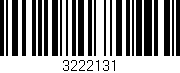 Código de barras (EAN, GTIN, SKU, ISBN): '3222131'