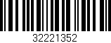 Código de barras (EAN, GTIN, SKU, ISBN): '32221352'