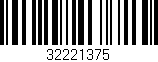 Código de barras (EAN, GTIN, SKU, ISBN): '32221375'