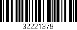 Código de barras (EAN, GTIN, SKU, ISBN): '32221379'