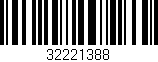 Código de barras (EAN, GTIN, SKU, ISBN): '32221388'