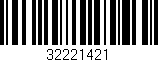 Código de barras (EAN, GTIN, SKU, ISBN): '32221421'